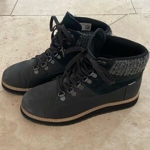 TOMS Mesa Boot in Black, Waterproof